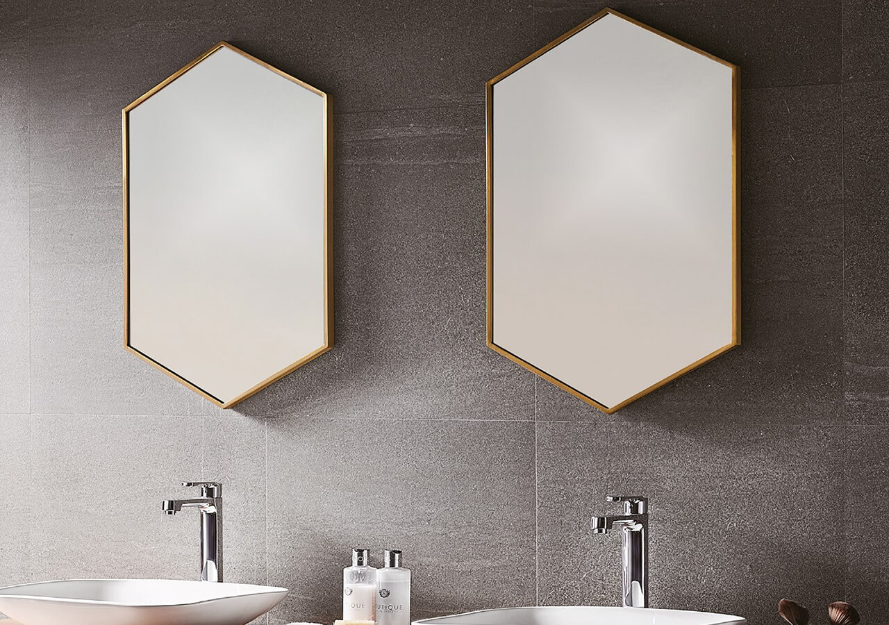 How to Decorate a Bathroom with a Brass Finish