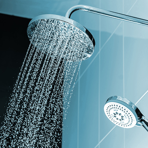 Rainfall shower Head with Small Shower Handset