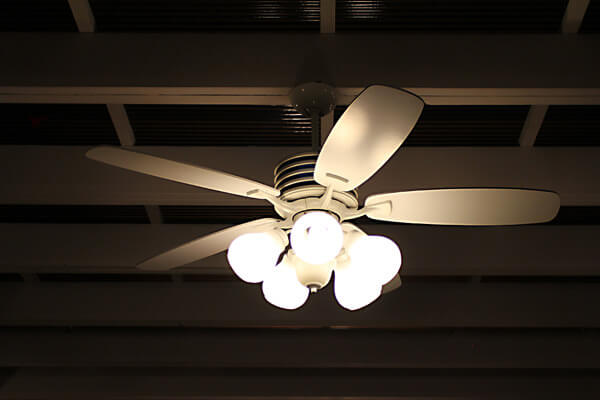 Ceiling-mounted fans