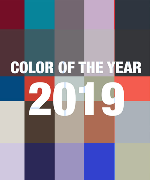 Colour of the Year 2019 - By Top 84 Interior Designers 