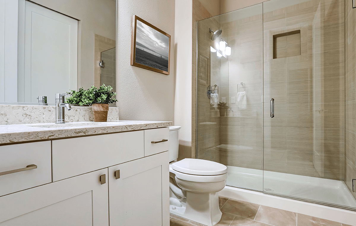 transitional bathroom design