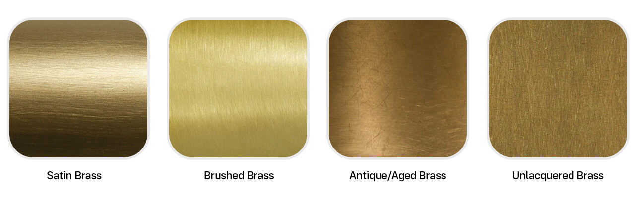 Different Brass Finishes