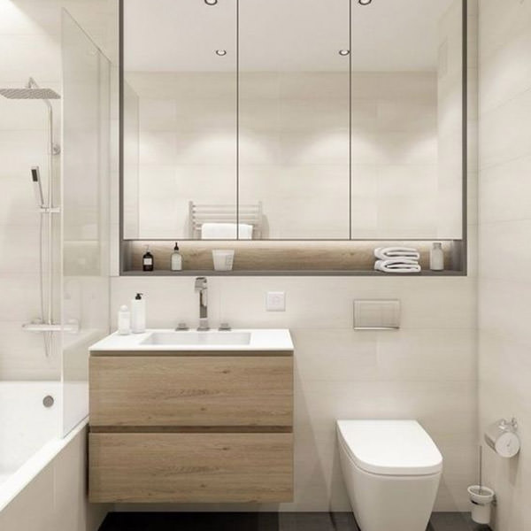 Mirrors make rooms look bigger