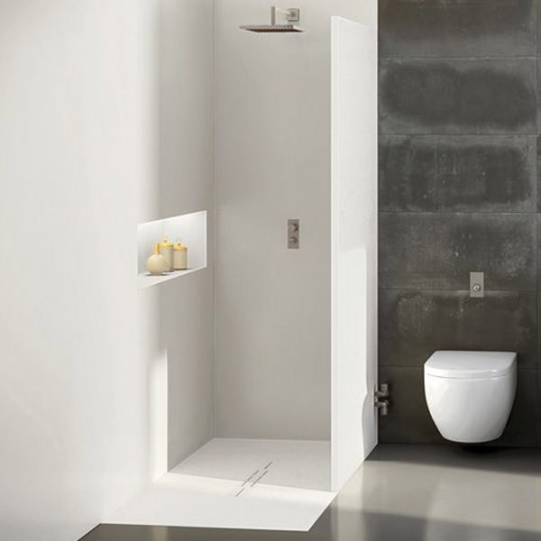 Small footprint shower trays