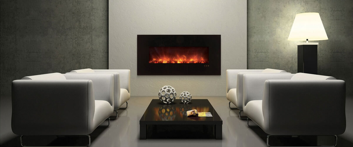 Wall-Mounted Electric Fire Place