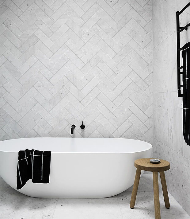 Grey Wall & Floor Bathroom Tiles