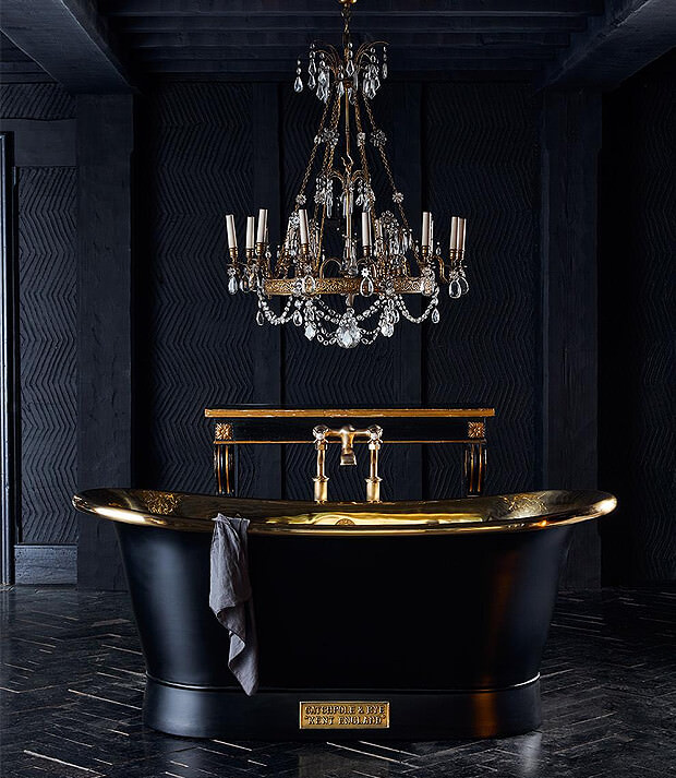 Grey and Black Bathroom Decor