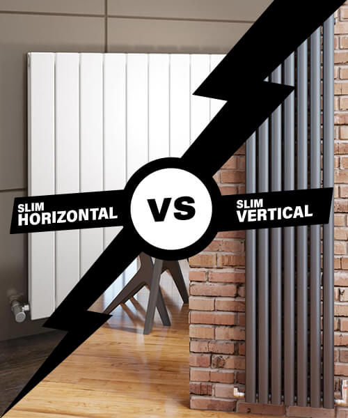 Horizontal vs Vertical Radiator