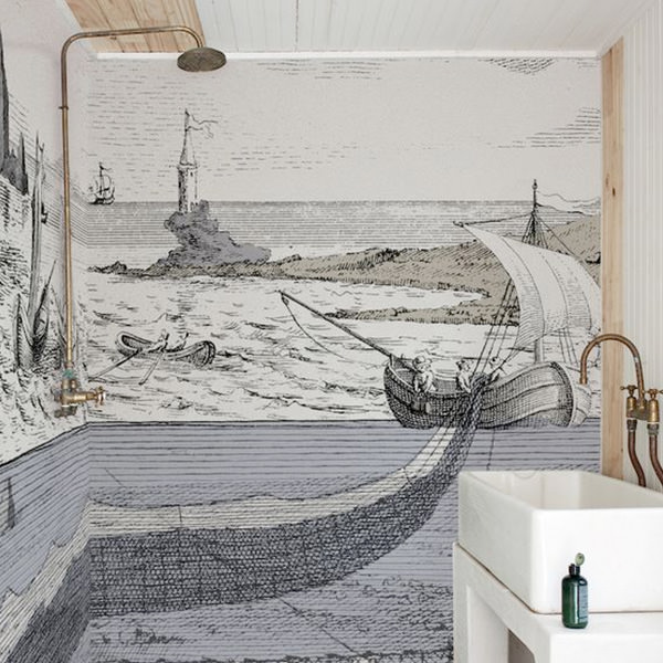 Nautical Themed Wallpaper