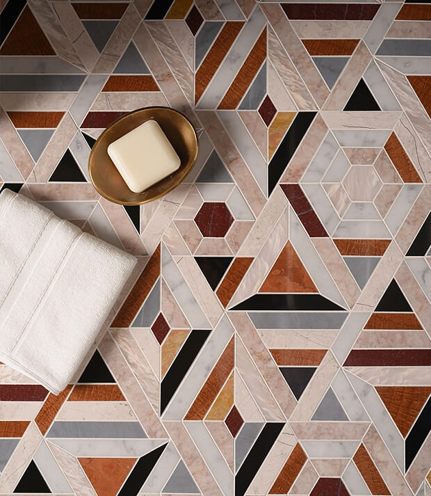 Mosaic Tiles Wet room